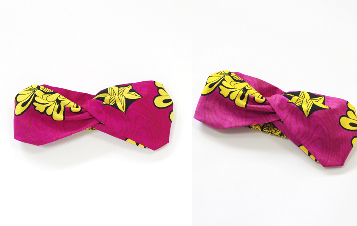 アフリカ布ヘアバンド